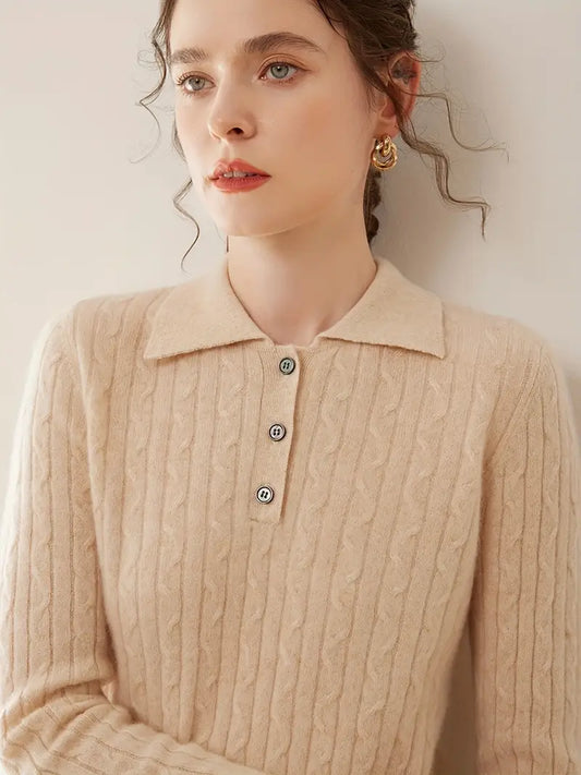 Women'S Sweater - Rich Red Long Sleeve Turtleneck Pullover Sweater, Elegant Collar Formal & Everyday Sweater for Fall/Winter