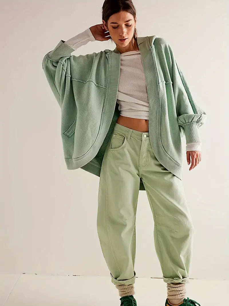 Women'S Open Front Cardigan Lightweight Long Sleeve Cardigan Casual Outwear Fall Winter Outfits Clothes Jackets
