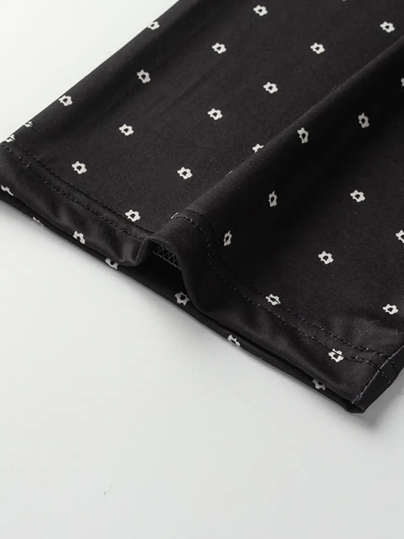 A Single Piece of Homewear Pants with Floral Prints, Suitable for Outdoor Walks, Women'S Sleep Pants, Cute Long Loose Casual Trousers.