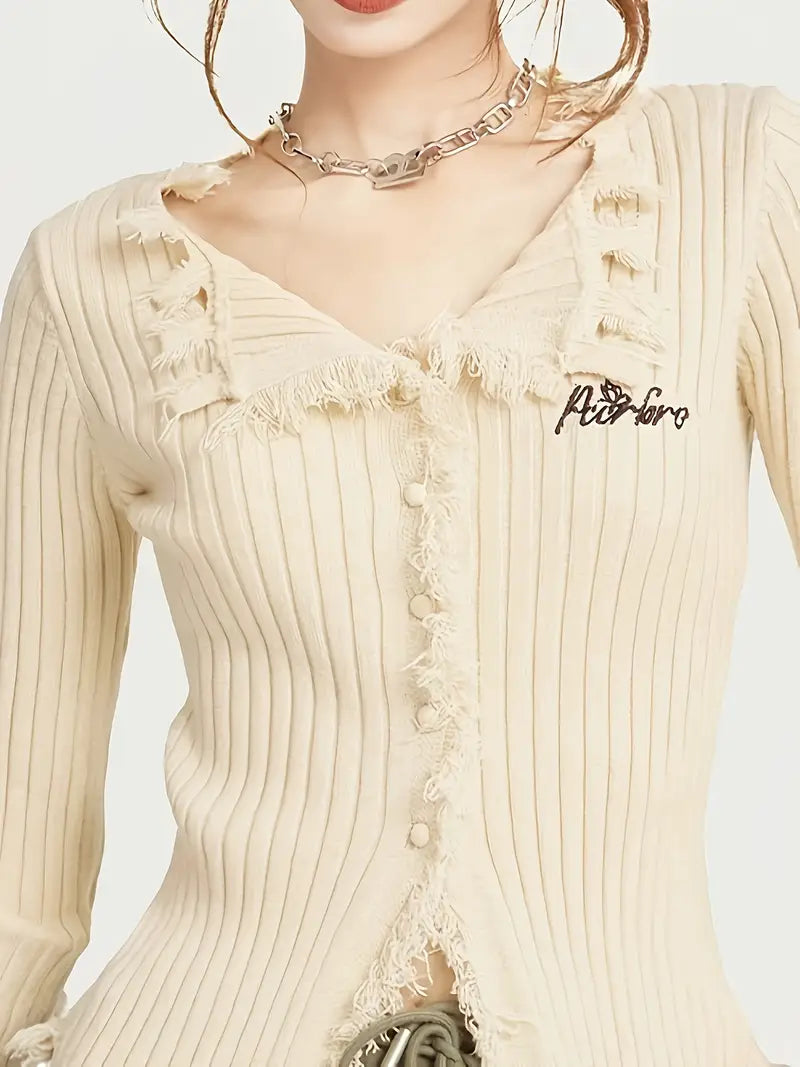 Women'S Sweater - Stretchy V-Neck Sweater Blouse, Long Sleeve Tops for Fall, Office & Party Outfits - Elegant Layering Piece for Everyday Formal Events, Seasonal Wardrobe Staple, Chic Knitwear, Soft Fabric, Versatile Top, Fashion Lovers