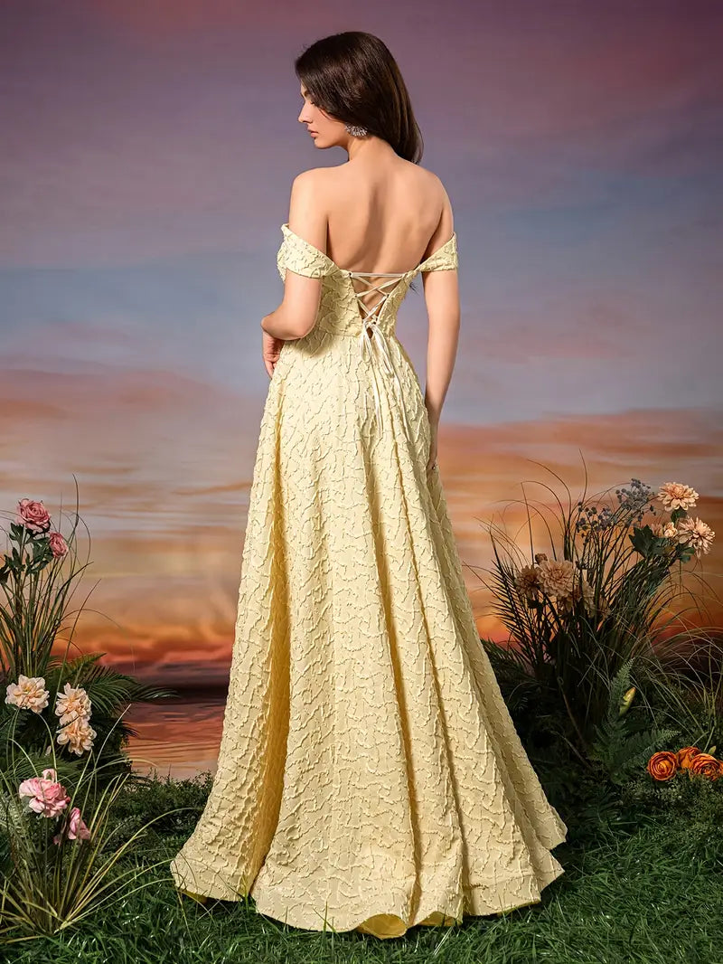 Elegant Women'S Off-Shoulder Mermaid Gown with Ruched Detail - Sleeveless, Strapless, Floor-Length, Polyester, Spring/Summer, Adult Sizes, Elegant Event Wear|Fitted Design|Polyester Fabric